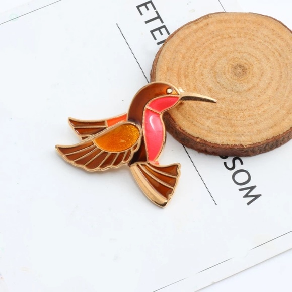 Pin Birds Brooch - Picture 3 of 5